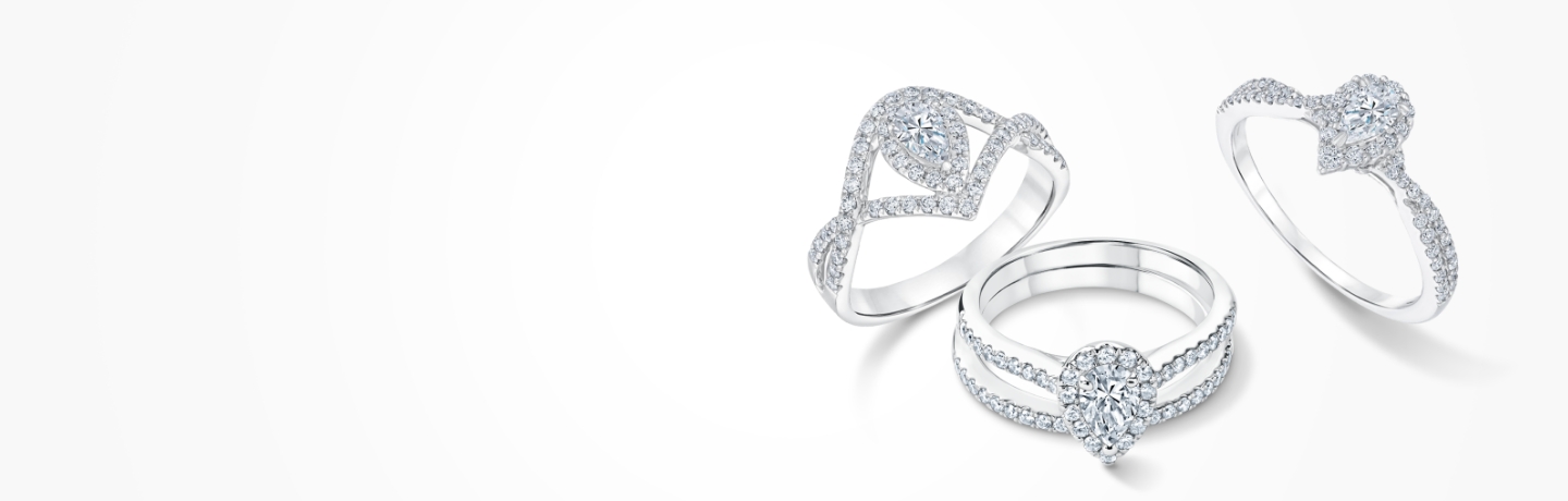 Pear Engagement Rings