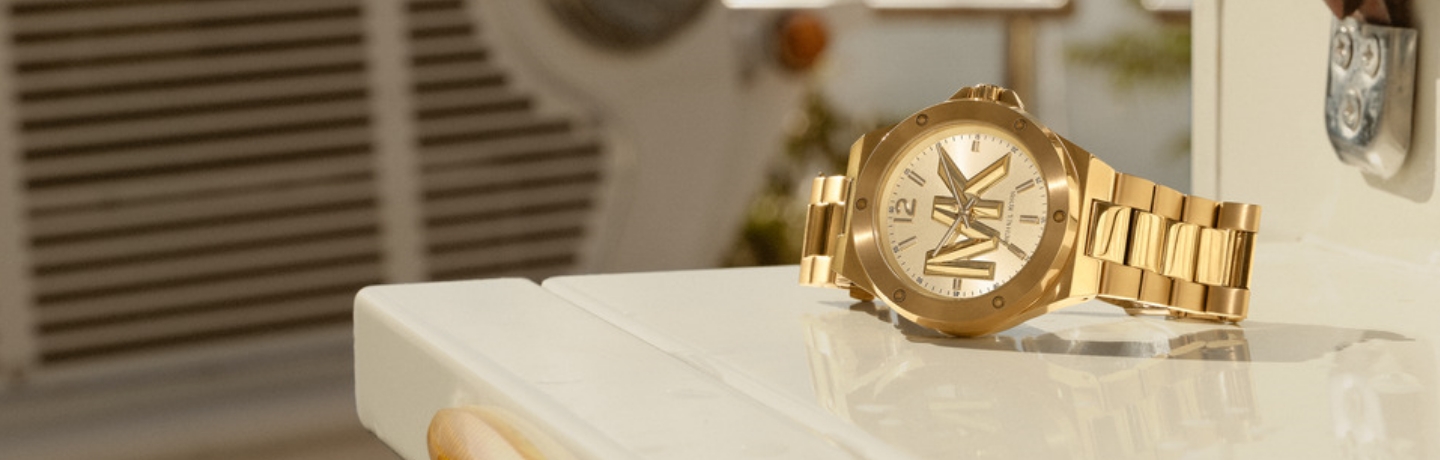 His Her Michael Kors Watches Men s Women s Red Diamond