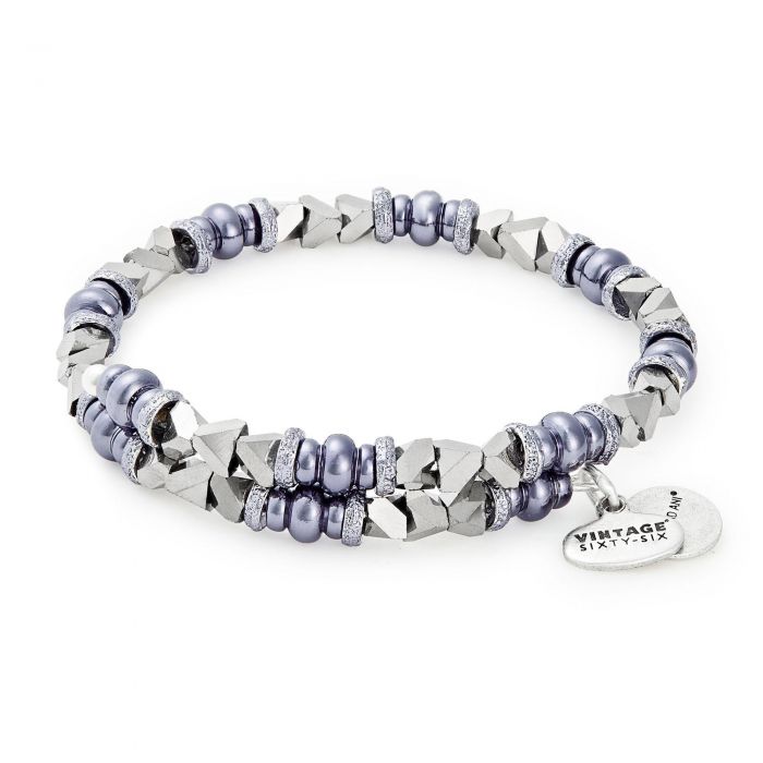 Alex And Ani Metallic Blue Glimmer Wrap Bracelet Shiny Midnight Silver Finish Alex And Ani Metallic Blue Glimmer Wrap Bracelet Shiny Midnight Silver Finish