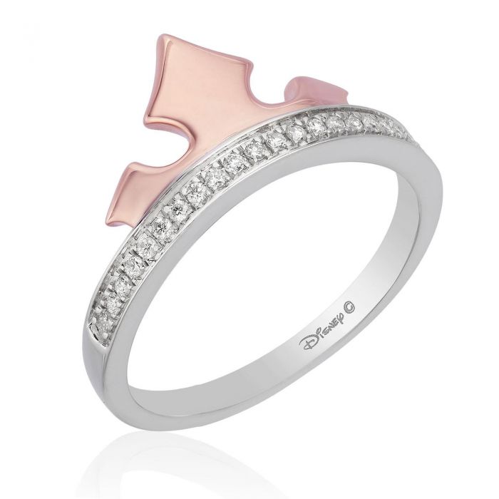 Enchanted Disney Fine Jewelry Aurora's Diamond Tiara Ring