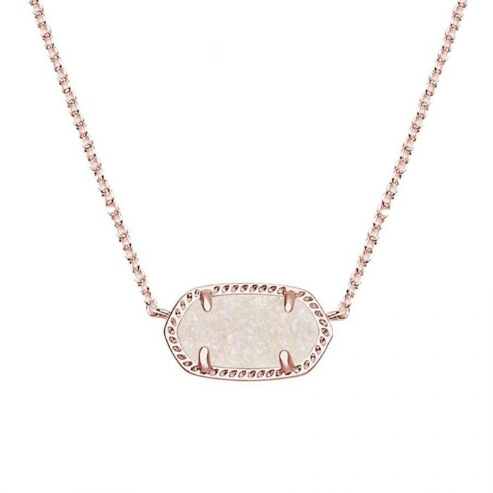 Kendra Scott Elisa Pendant Necklace In Iridescent Drusy Rose Gold - Kendra Scott Elisa Pendant Necklace In Iridescent Drusy Rose Gold Plated Kendra Scott Elisa Pendant Necklace In Iridescent Drusy Rose Gold - Kendra Scott Elisa Pendant Necklace In Iridescent Drusy Rose Gold Plated