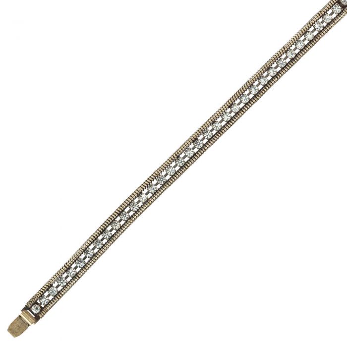 Loren Hope Clara Mini Bracelet In Crystal Reeds Jewelers Loren Hope Clara Mini Bracelet In