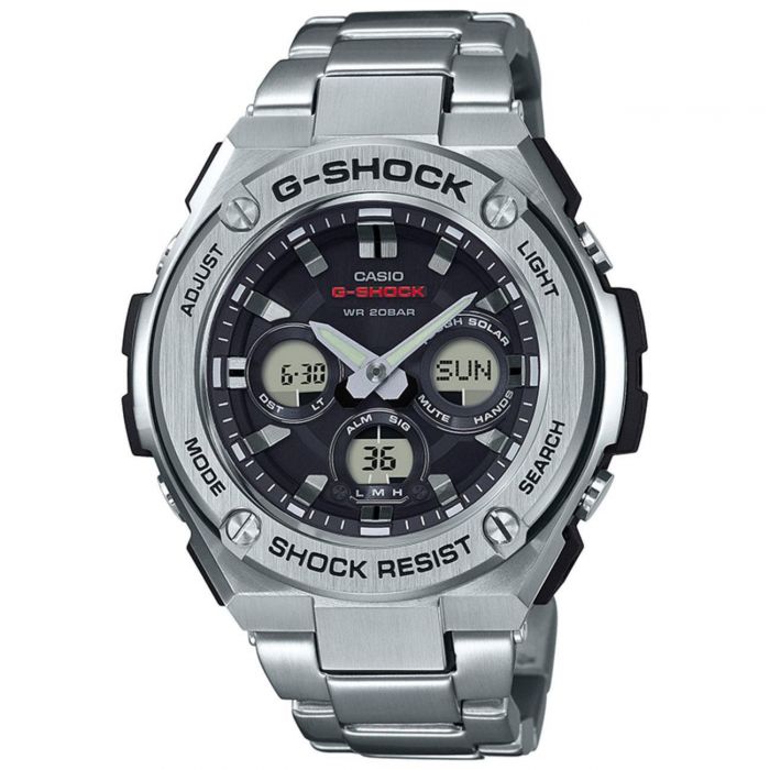 Men's Casio G-Shock G-Steel Stainless Steel Bracelet Watch GSTS310D-1A ...