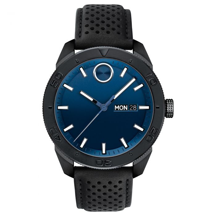 Men S Movado Bold Sport Blue Dial Watch 3600495 Reeds Jewelers