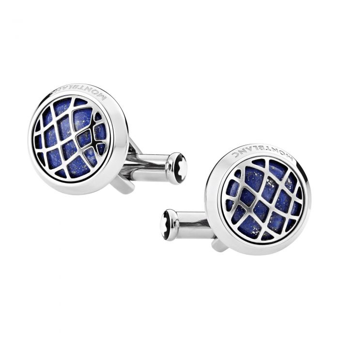 Acid Gold Plated Patterned Cufflinks
