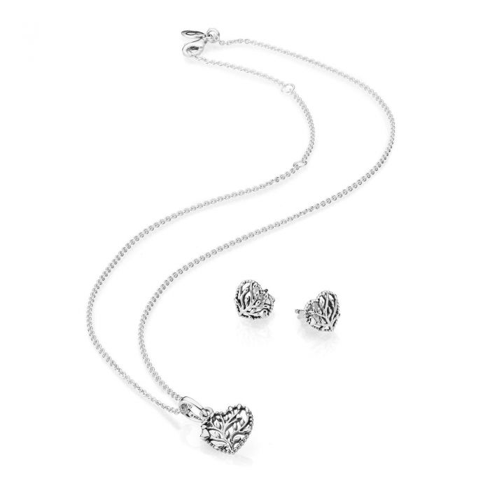 Pandora Flourishing Hearts Jewelry Gift Set