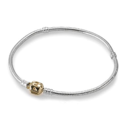 Pandora Gold Two Tone Bracelet 7 1inches Pandora Gold Two Tone Bracelet 7 1inches