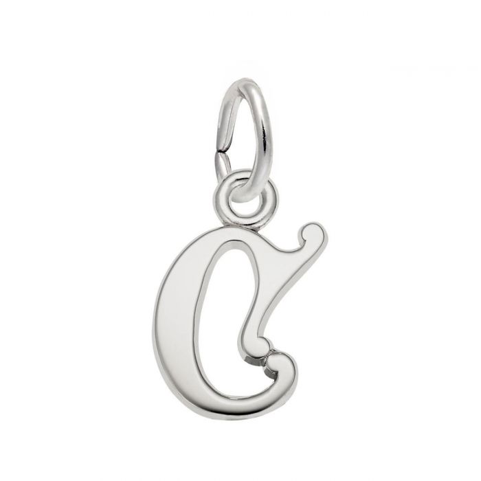 Sterling Silver Initial C Charm
