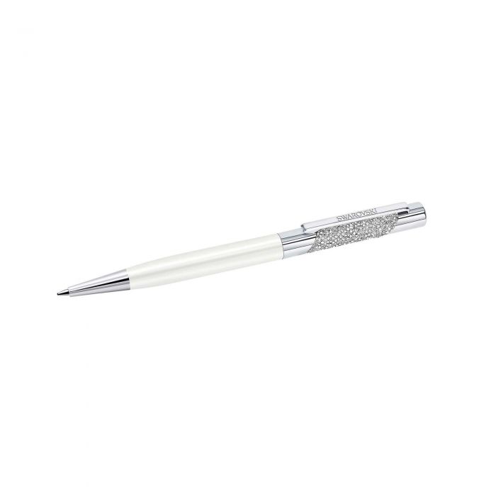 Free Pouch /& Refill Crystal Ballpoint Pen With Letter Pendant