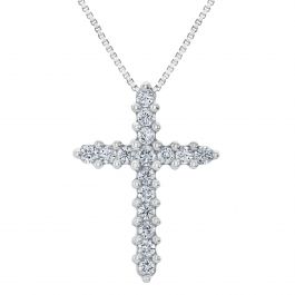 Diamond Cross Pendant 1/4ctw | REEDS Jewelers