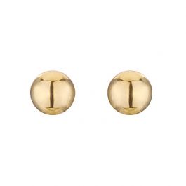 Yellow Gold Ball Earrings | REEDS Jewelers
