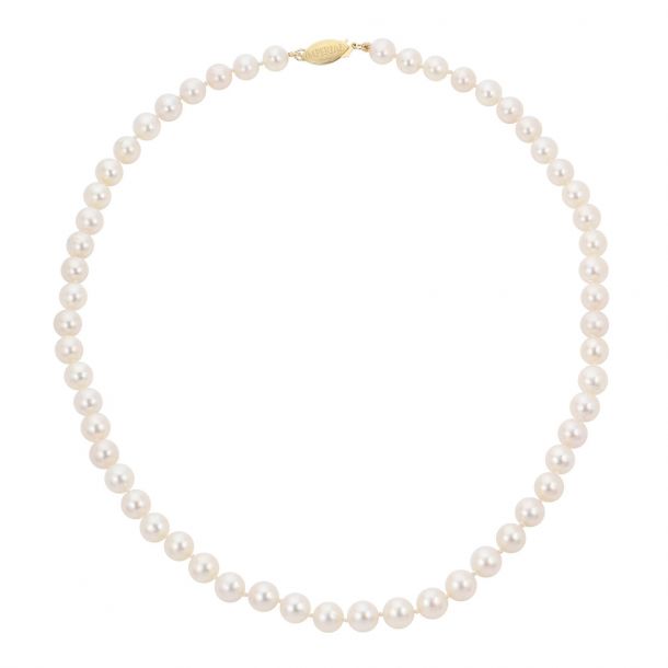 Jewelry Necklaces Childrens 14k 5-6mm Pink Near Round Freshwater Cultured Pearl Necklace 