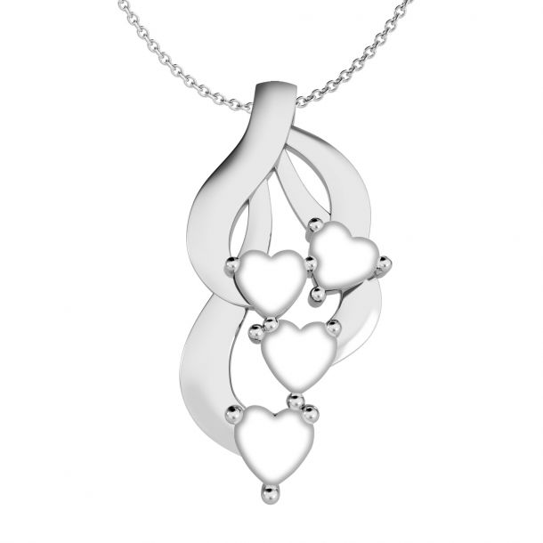 heart family necklace