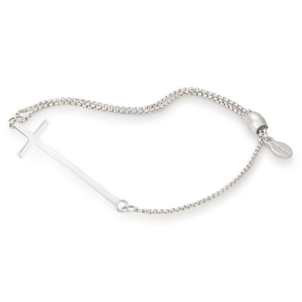 Alex and Ani Cross Pull Chain Bracelet 