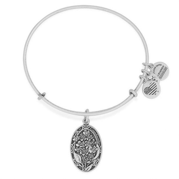 Alex and Ani Grandmother Charm Bangle Bracelet 2016 Rafaelian Silver