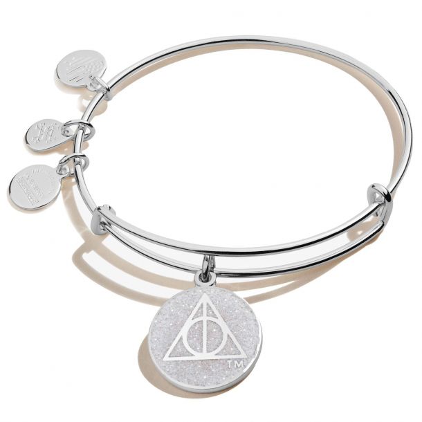 Alex And Ani Harry Potter Deathly Hallows Crystal Charm Bangle Bracelet Shiny Silver Finish Reeds Jewelers Harry potter fantasy wizard deathly hallows hogwarts bracelets bangles charms. alex and ani harry potter deathly hallows crystal charm bangle bracelet shiny silver finish