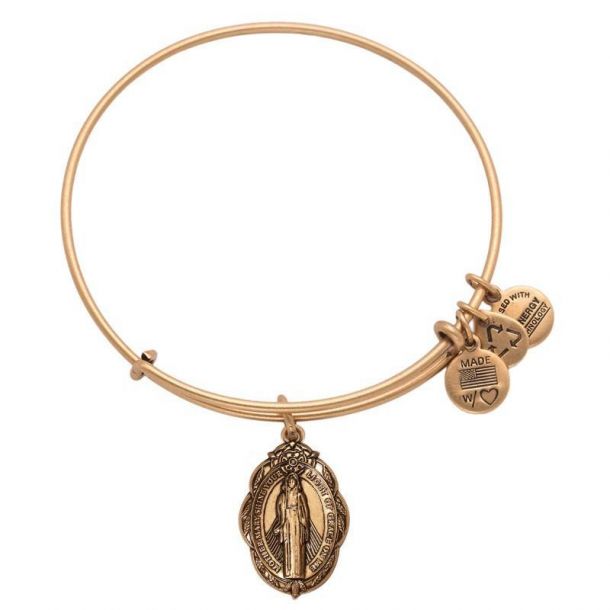 Alex and Ani Mother Mary Charm Bangle 