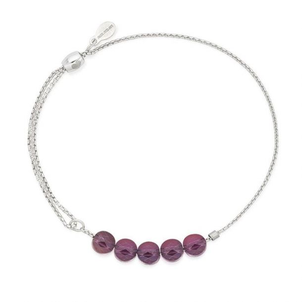 Alex and Ani Womens Crystal Pond Magnetic Bracelet Rafaelian Silver Expandable