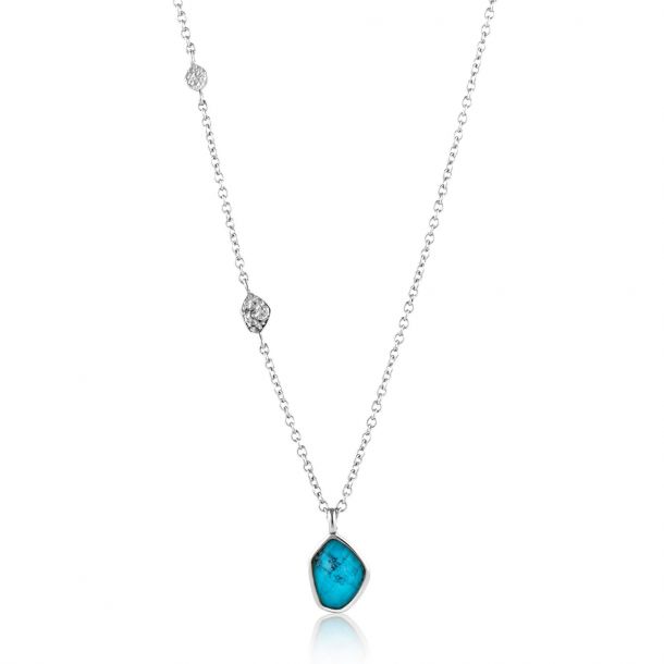 Ania Haie Turquoise Pendant Necklace Sterling Silver Reeds Jewelers - Turquoise Pendant Necklace In Sterling Silver Ania Haie Turquoise Pendant Necklace Sterling Silver Reeds Jewelers - Turquoise Pendant Necklace In Sterling Silver