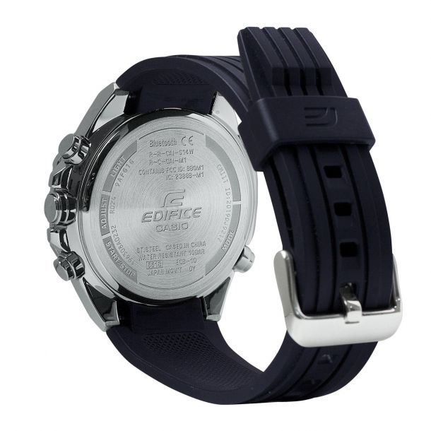 Casio Edifice Full Time Smartphone Link Chronograph Watch Ecb10p 1a Reeds Jewelers