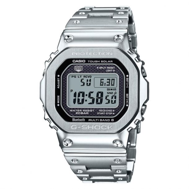 metal digital watch