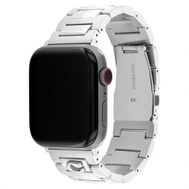 COACH Apple Watch Strap | Stainless Steel | 42mm, 44mm, & 45mm