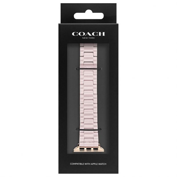 COACH Apple Watch Strap Blush Ceramic | 38mm & 40mm |14700036