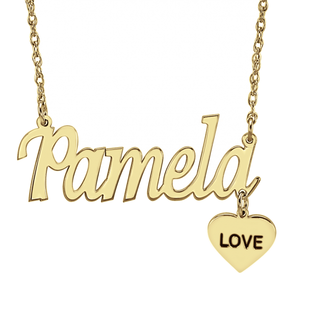 Ivy Dangle Name Necklace | REEDS Jewelers