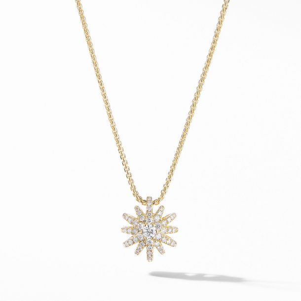 David Yurman Starburst Pendant Necklace 