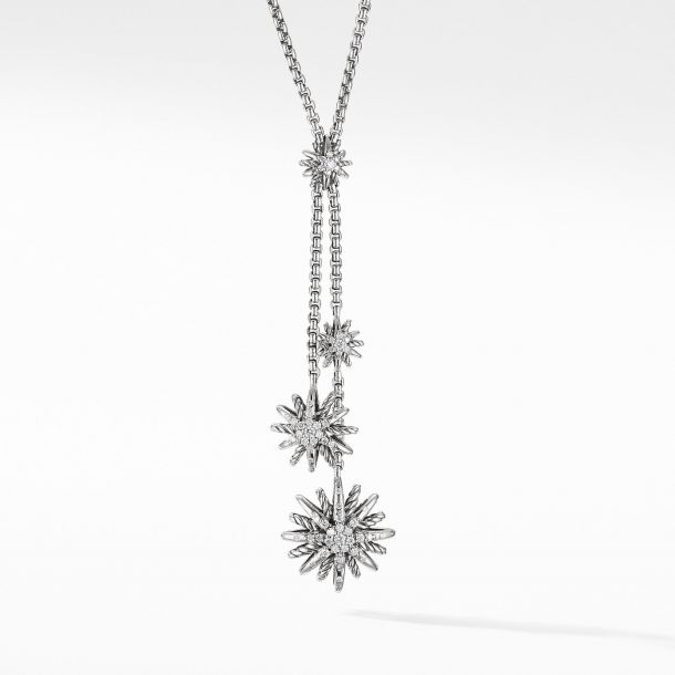 David Yurman Starburst Y Necklace with 
