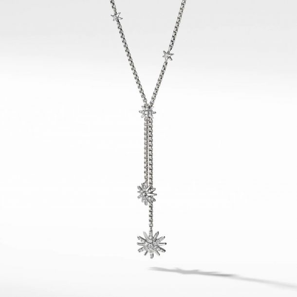 David Yurman Starburst Y Necklace with 