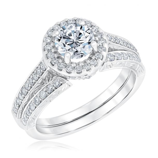 Diamond Bridal Set 1 1/2ctw REEDS Jewelers