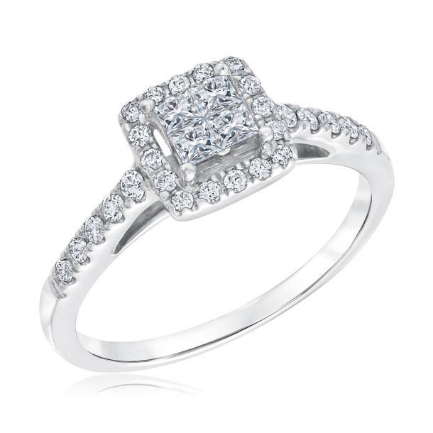 Ellaura Harmony Diamond Engagement Ring 1 2ctw Reeds Jewelers