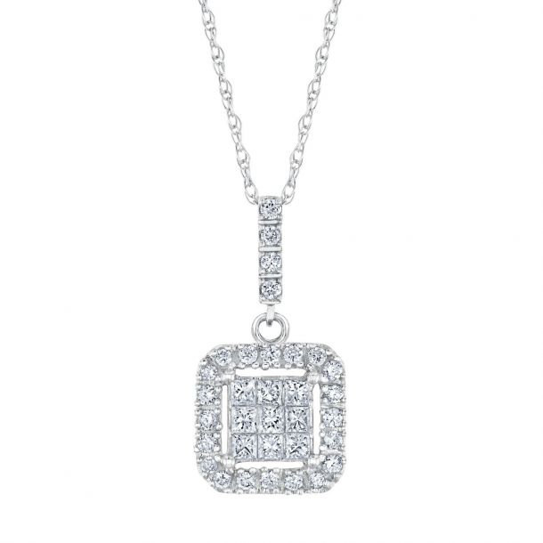 White Gold Diamond Pendant Necklace 1 3ctw Reeds Jewelers - Gold Diamond Pendant White Gold Diamond Pendant Necklace 1 3ctw Reeds Jewelers - Gold Diamond Pendant