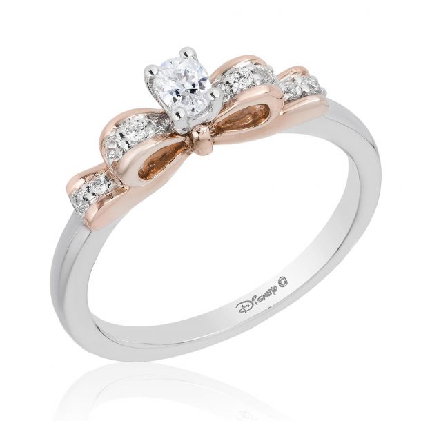 Details about   Diamond Enchanted Disney Wedding Ring 925 Sterling Silver Ring