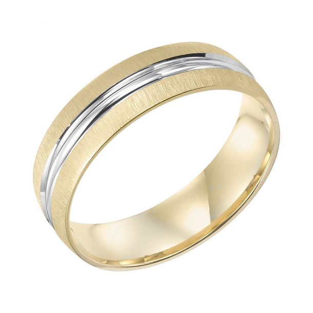 FB Jewels Solid Titanium Polished Grooved Comfort Back Ring FB Jewels Solid Titanium Polished Grooved Comfort Back Ring