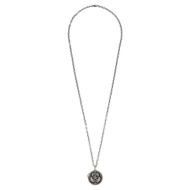 gucci medallion necklace