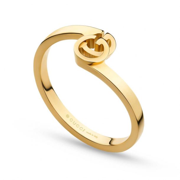Gucci GG Running Yellow Gold Ring 