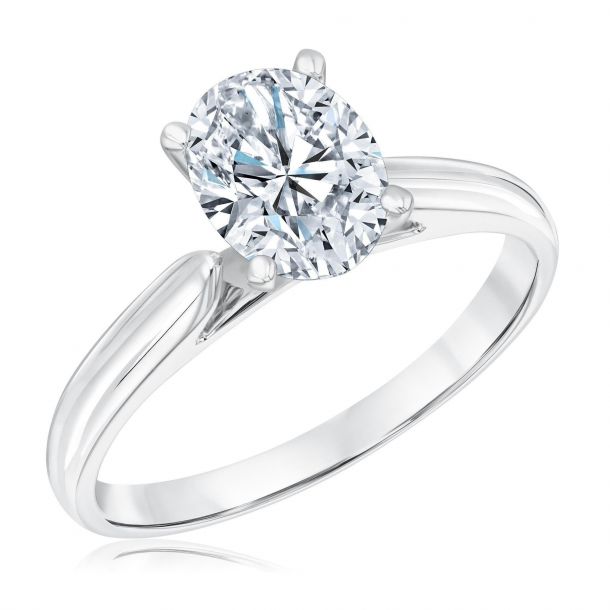 Details about   Engagement White Diamond Moissanite Ring 2.0 Carat 925 Sterling Silver Solitaire 