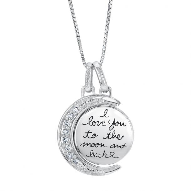 The Moon Pendant 1/15ctw | REEDS Jewelers
