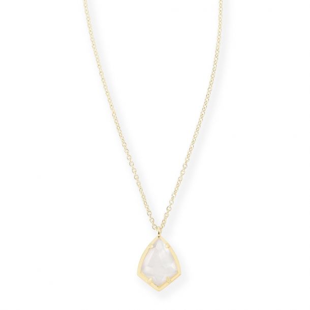 Kendra Scott Cory Pendant Necklace in Ivory Mother of Pearl | REEDS ...