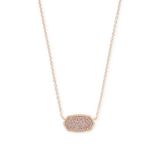 Kendra Scott Elisa Pendant Necklace In Sand Drusy Rose Gold Plated Reeds Jewelers - Kendra Scott Elisa Pendant Necklace In Rose Gold Tone Drusy Kendra Scott Elisa Pendant Necklace In Sand Drusy Rose Gold Plated Reeds Jewelers - Kendra Scott Elisa Pendant Necklace In Rose Gold Tone Drusy