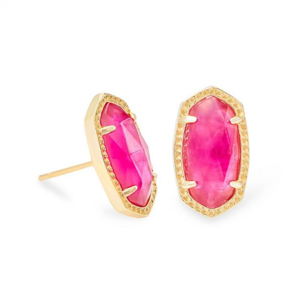 Kendra Scott Ellie Stud Earrings in Azalea Illusion, GoldPlated