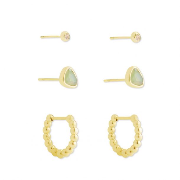 35mm Rose Gold Plated Earrings Hoop Hoop Earrings EAR-258 Brass Earrings Circle Dangle