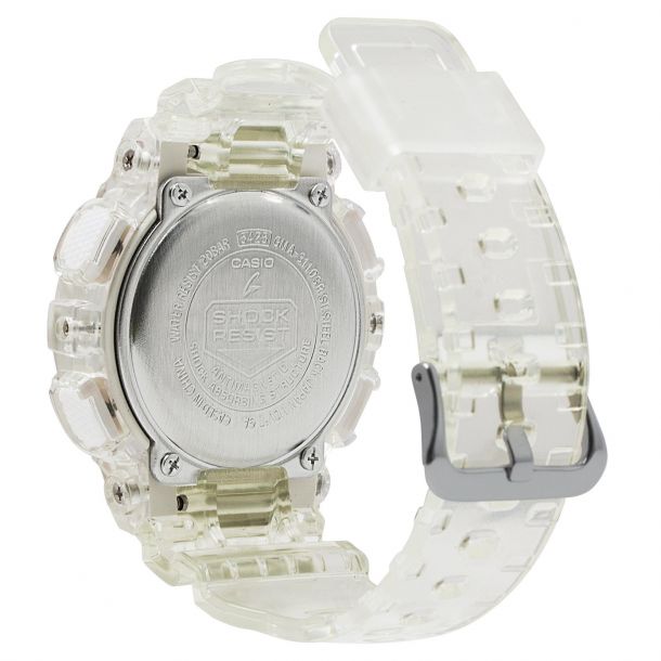 transparent g shock gold