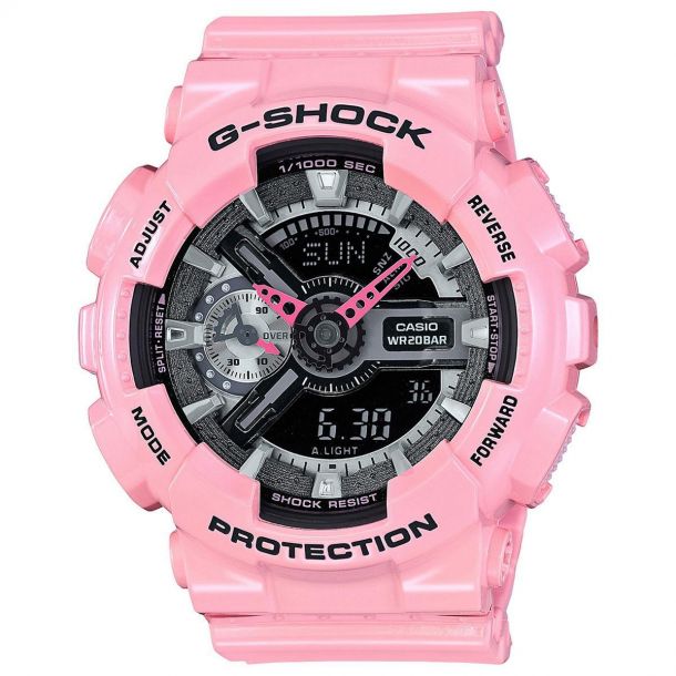 g shock silver pink
