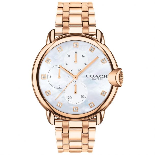 Rose Gold-Tone Bracelet Watch 
