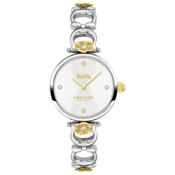 coach tea rose watch band