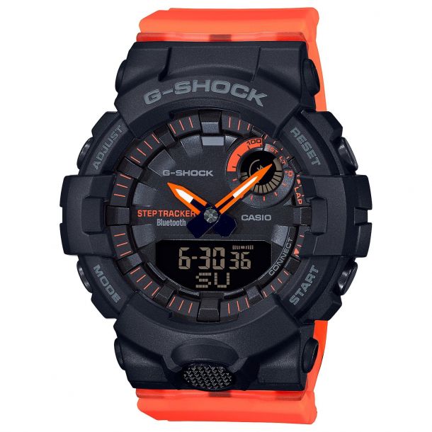 casio g shock orange strap