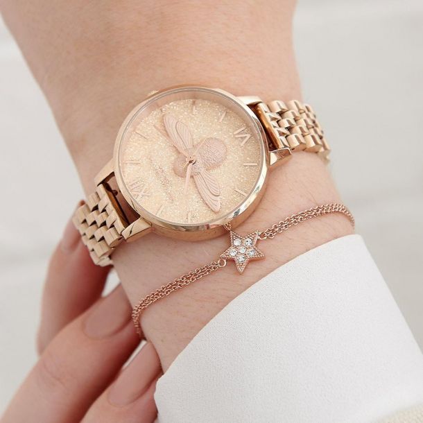 Olivia Burton Sparkle Bee Bracelet 2024 favors